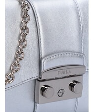 FURLA METROPOLIS  sac bandouli&egrave;re COULEUR ARGENT - Sacs pour Femme - 4