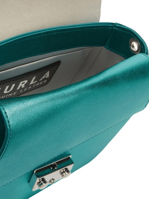 METROPOLIS sac bandouli&egrave;re en cuir z&eacute;phyr + argent clair - Sacs pour Femme