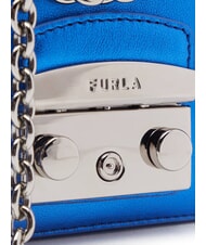 FURLA METROPOLIS  Sac micro double portabilit&eacute; bleu cobalt - Sacs pour Femme - 4