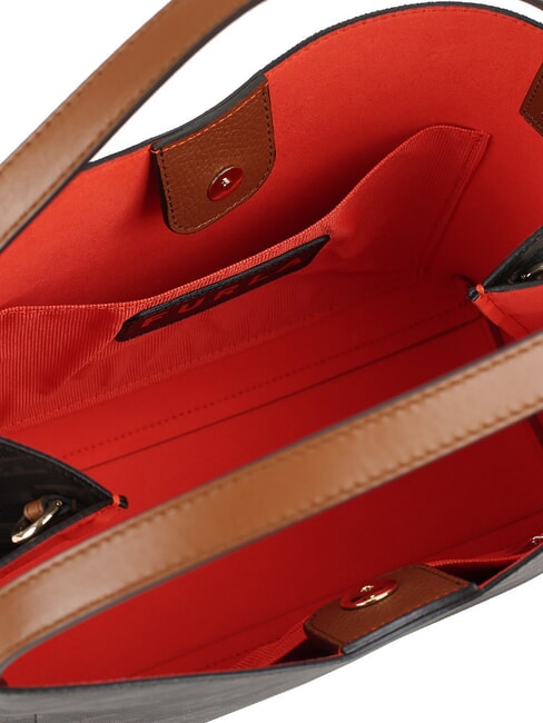 CAMPIONARIO - PRIMULA sac bandouli&egrave;re tons de caf&eacute; - Sacs pour Femme