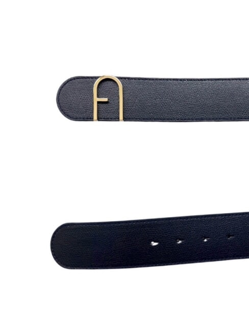 FLOW ceinture en cuir M&eacute;diterran&eacute;en + guimauve - Ceintures