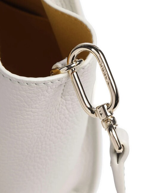 CAMPIONARIO - GENESI  Sac &agrave; main en cuir, avec bandouli&egrave;re Guimauve - Sacs pour Femme