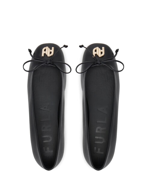 BALLET ballerines en cuir Noir - Chaussures Femme