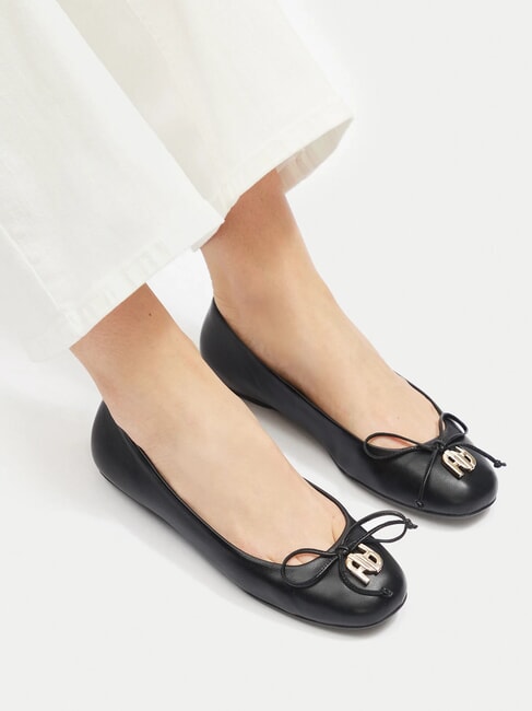 BALLET ballerines en cuir Noir - Chaussures Femme