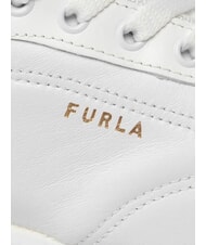 FURLA NUVOLA  Baskets en cuir talc - Chaussures Femme - 5