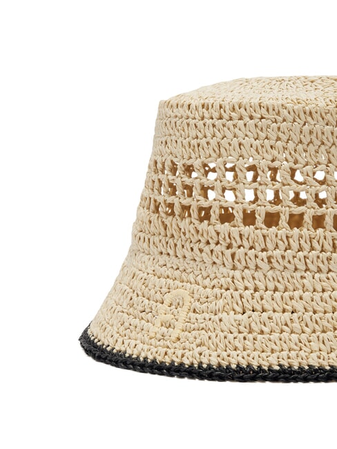 CAMPIONARIO - GIOVE  Chapeau en nylon naturel + noir - Bonnets