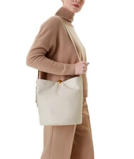 FURLA SFERA sac seau bandouli&egrave;re en cuir Guimauve - Sacs pour Femme - 2