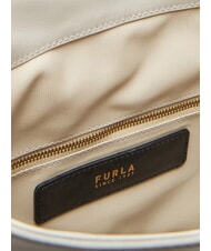 FURLA SFERA sac seau bandouli&egrave;re en cuir Guimauve - Sacs pour Femme - 5