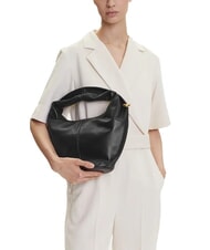 FURLA CAMPIONARIO - RING Mini sac bandouli&egrave;re en cuir Noir - Sacs pour Femme - 2