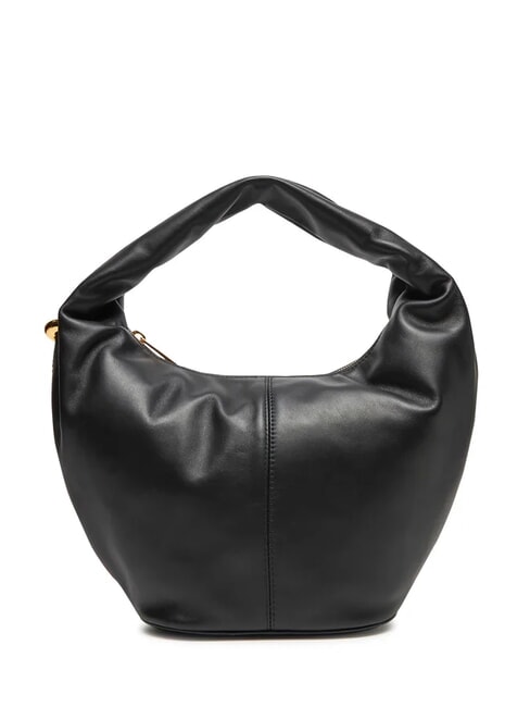 CAMPIONARIO - RING Mini sac bandouli&egrave;re en cuir Noir - Sacs pour Femme