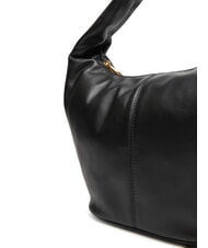 FURLA RING Mini sac bandouli&egrave;re en cuir Noir - Sacs pour Femme - 4