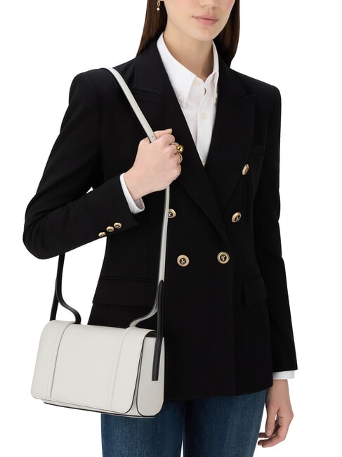 CAMPIONARIO - RIVA  sac bandouli&egrave;re guimauve + noir - Sacs pour Femme