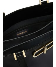 FURLA TEIA sac en cuir Noir - Sacs pour Femme - 3