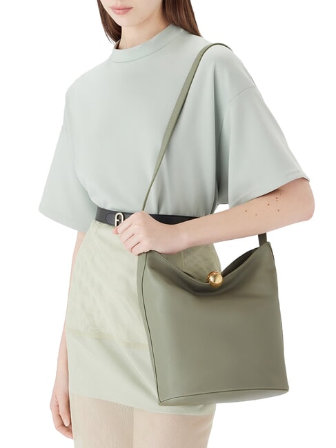 SFERA Sac bandouli&egrave;re en cuir agaveb - Sacs pour Femme