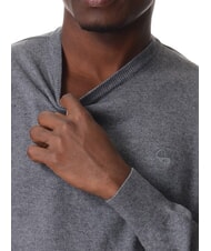 NORTH SAILS CORE pull &agrave; col rond m&eacute;lange gris moyen - Pulls pour hommes - 3