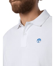 NORTH SAILS BASIC Polo &agrave; manches courtes en coton blanc - chemise polo - 5