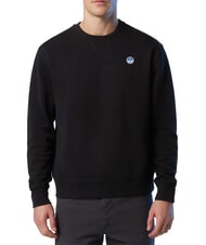 NORTH SAILS ROUND LOGO Sweat-shirt ras du cou en coton noir - Pulls molletonn&eacute;s - 2