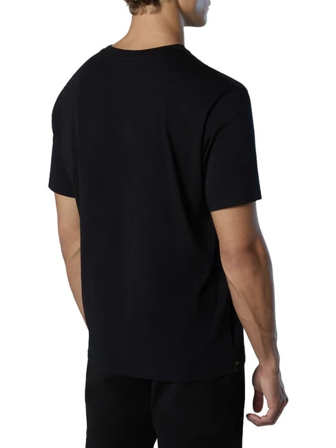 NORTH TECH T-shirt 100% coton noir - T-shirt