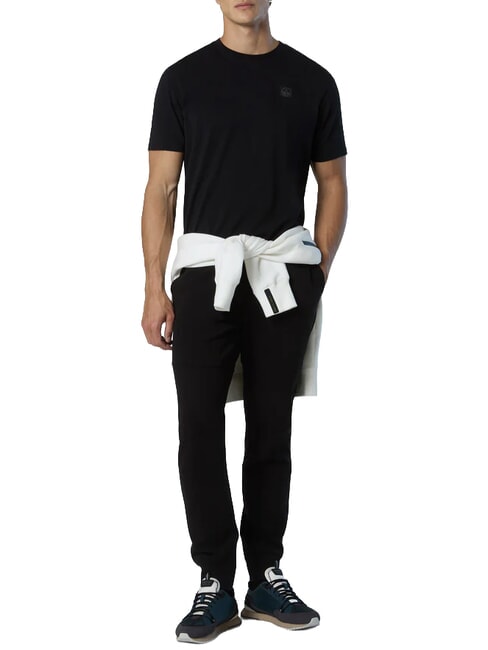 NORTH TECH T-shirt 100% coton noir - T-shirt