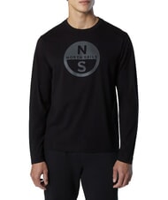 NORTH SAILS CORE T-shirt &agrave; manches longues noir - T-shirt - 2