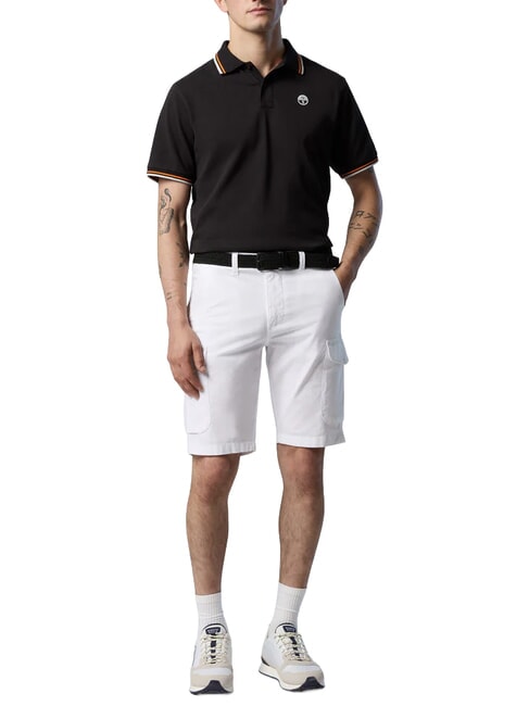 CORE polo en coton &agrave; manches courtes noir - chemise polo