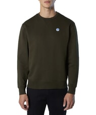 NORTH SAILS ROUND LOGO Sweat-shirt ras du cou en coton nuit en for&ecirc;t - Pulls molletonn&eacute;s - 2