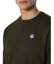 NORTH SAILS ROUND LOGO Sweat-shirt ras du cou en coton nuit en for&ecirc;t - Pulls molletonn&eacute;s - 6