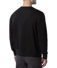 NORTH SAILS ROUND LOGO Sweat-shirt ras du cou en coton noir - Pulls molletonn&eacute;s - 4