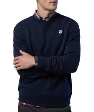 NORTH SAILS ROUND LOGO Sweat-shirt ras du cou en coton bleu marine - Pulls molletonn&eacute;s - 3