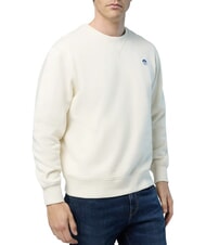 NORTH SAILS ROUND LOGO Sweat-shirt ras du cou en coton Guimauve - Pulls molletonn&eacute;s - 3