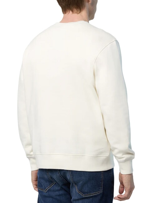 ROUND LOGO Sweat-shirt ras du cou en coton Guimauve - Pulls molletonn&eacute;s