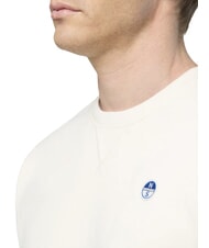 NORTH SAILS ROUND LOGO Sweat-shirt ras du cou en coton Guimauve - Pulls molletonn&eacute;s - 6