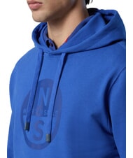 NORTH SAILS BASIC Sweat &agrave; capuche imprim&eacute; logo plage bleue - Pulls molletonn&eacute;s - 6