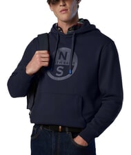 NORTH SAILS CORE Sweatshirt &agrave; capuche bleu marine - Pulls molletonn&eacute;s - 3