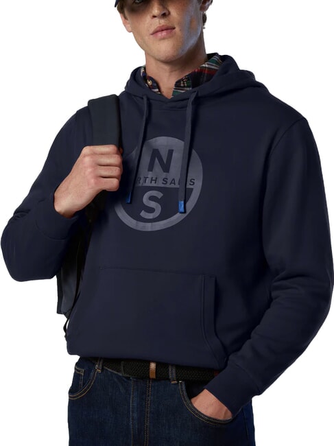 CORE Sweatshirt &agrave; capuche bleu marine - Pulls molletonn&eacute;s
