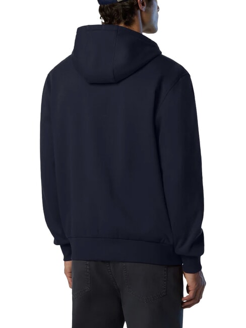 CORE Sweat &agrave; capuche zipp&eacute; bleu marine - Pulls molletonn&eacute;s