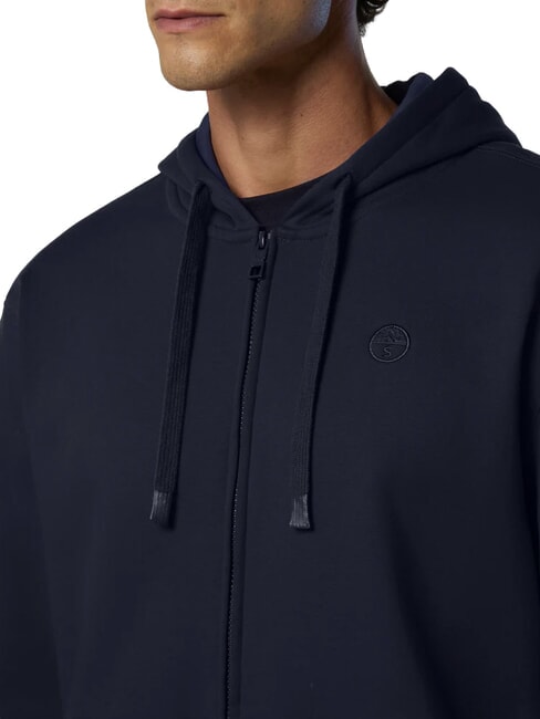 CORE Sweat &agrave; capuche zipp&eacute; bleu marine - Pulls molletonn&eacute;s