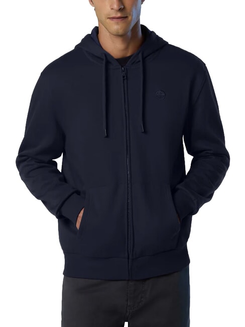 CORE Sweat &agrave; capuche zipp&eacute; bleu marine - Pulls molletonn&eacute;s