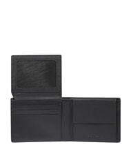 PIQUADRO ORION Portefeuille, porte-billets, cuir mixte Noir - Portefeuilles Homme - 5