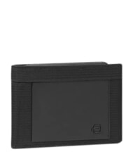 PIQUADRO ORION Portefeuille avec porte-billets et porte-monnaie Noir - Portefeuilles Homme - 3