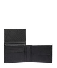 PIQUADRO ORION Portefeuille avec porte-billets et porte-monnaie Noir - Portefeuilles Homme - 5