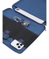 PIQUADRO WALLABY Presse-papiers en cuir et tissu Noir - &Eacute;tui pour tablette & Organiseur - 3