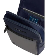 PIQUADRO ORION Sac &agrave; dos &agrave; une bandouli&egrave;re, support pour iPad mini bleu - Sacs &agrave; dos - 4