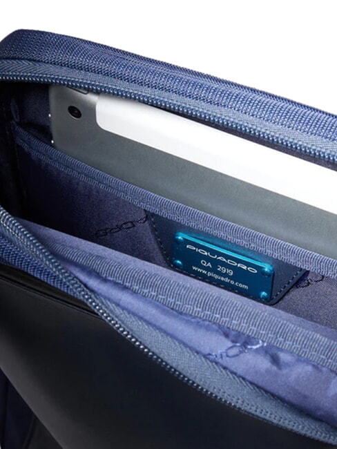 ORION Sac bandouli&egrave;re, &eacute;tui pour iPad, cuir mixte bleu - Sacs en Bandouli&egrave;res pour Homme