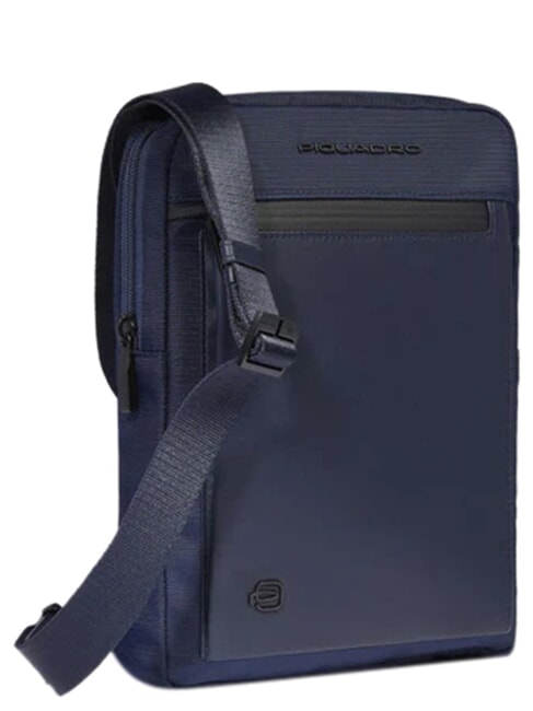 ORION Sac bandouli&egrave;re, &eacute;tui pour iPad, cuir mixte bleu - Sacs en Bandouli&egrave;res pour Homme