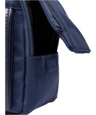 PIQUADRO ORION &Eacute;tui &agrave; beaut&eacute; en tissu et cuir bleu - Trousses - 3