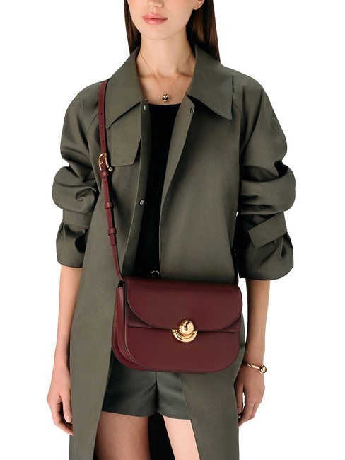 CAMPIONARIO - SFERA Sac bandouli&egrave;re en cuir Ribes / rouge - Sacs pour Femme