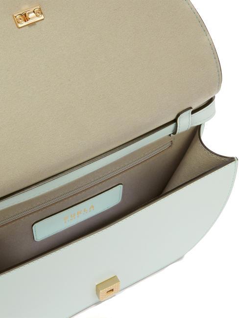 CAMPIONARIO - SFERA  Micro sac bandouli&egrave;re, en cuir lagune - Sacs pour Femme