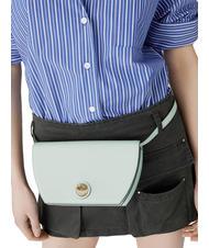 FURLA CAMPIONARIO - SFERA  Micro sac bandouli&egrave;re, en cuir lagune - Sacs pour Femme - 5