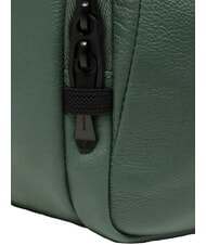 PIQUADRO RUSSEL Sac &agrave; dos pour ordinateur portable 14 pouces, en cuir VERT - Sacs &agrave; dos pour ordinateur portable - 4